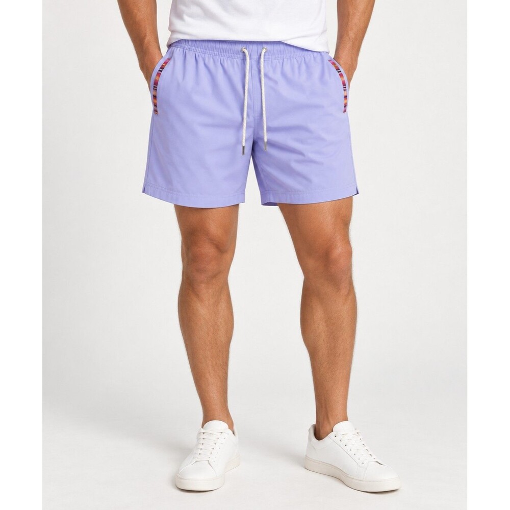 WOWIE Nomad Hybrid Shorts Men’s M Lavender Purple Drawstring 6” Inseam